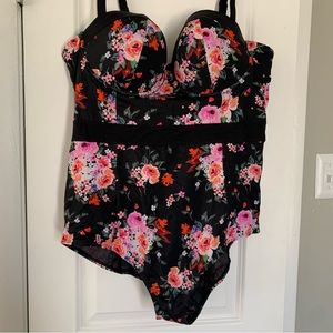 Torrid Floral One-Piece Swimsuit